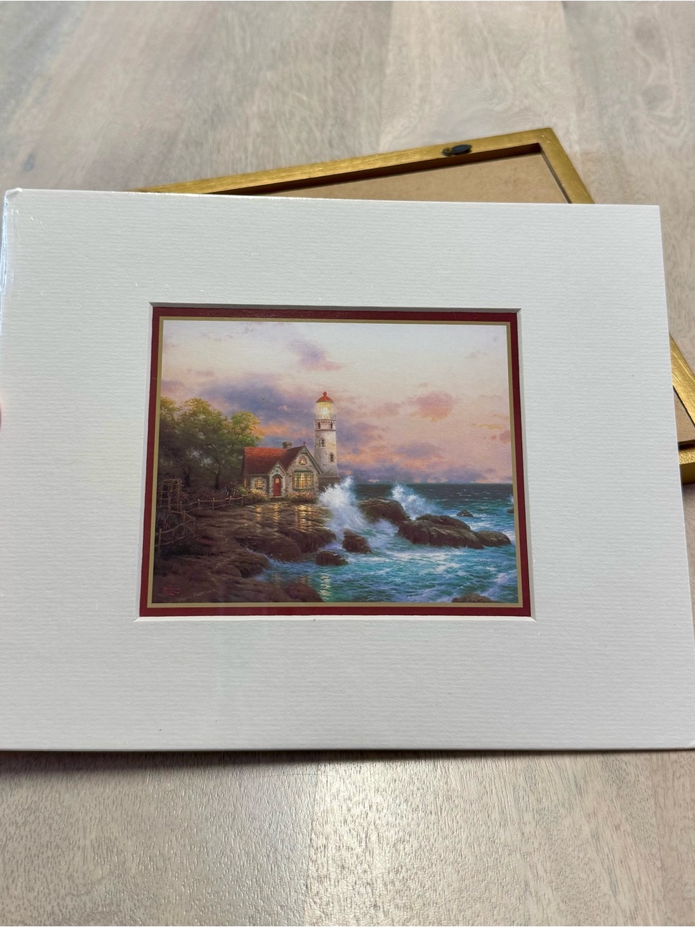 Beacon of Hope by Christian Artist Thomas Kinkade Accent Print Sealed & Frame - Picture 2 of 7